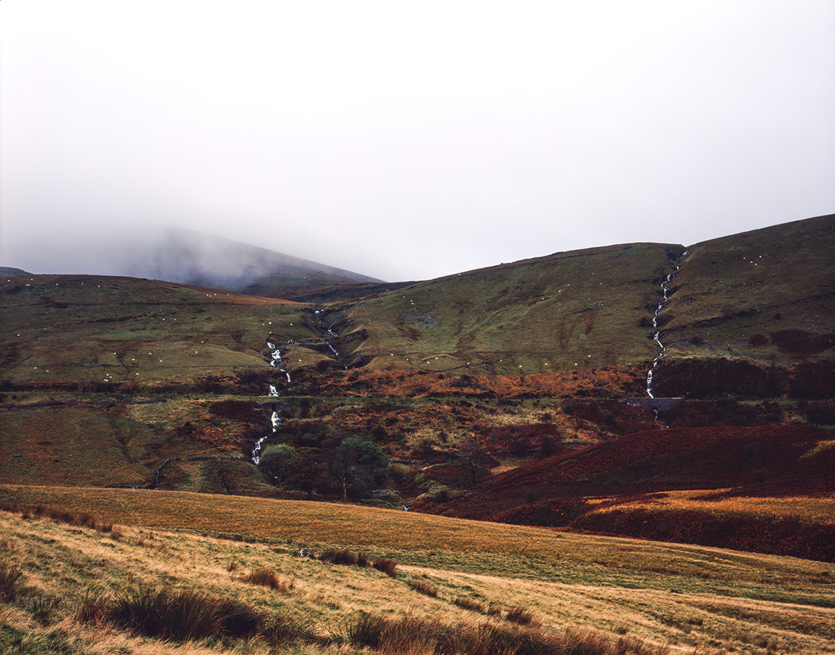 Waterfalls in the Brecon Beacons [Shen Hao TZ45-II, Schneider Symmar-S 210mm - Fujifilm Velvia 50]